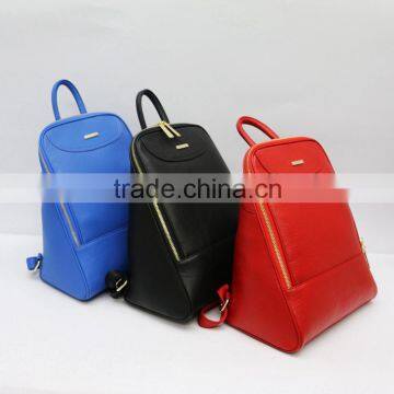 2016 Amazon hot sale high quality leather backpack popular girls travel bags unique bags online shopping