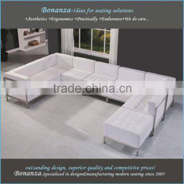 hot selling living room furniture living room sofas modern design leather sectional sofa