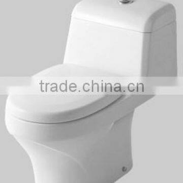 One piece Washdown s trap 300mm toilet