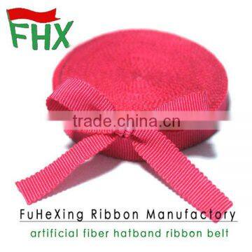 artifical fiber colorful hat grosgrain ribbon