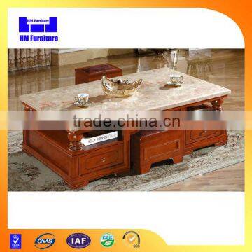 2015 new design melamine coffee table for wholesale