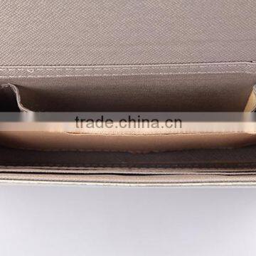 4542 2016 Fashionable Silver Body With Light Gold Decoration Womens Wallets photo-4