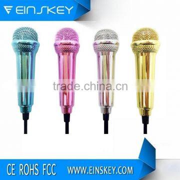 OEM Mobile Phone Karaoke Microphone, small microphone for phone