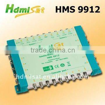 9 in 12 out DiSEqC2.0 Satellite Multiswitch HMS 912/HMS 9912(Cascade)