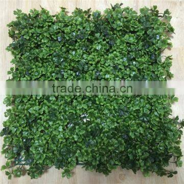 interlocking tiles artificial green grass panel for fence wall