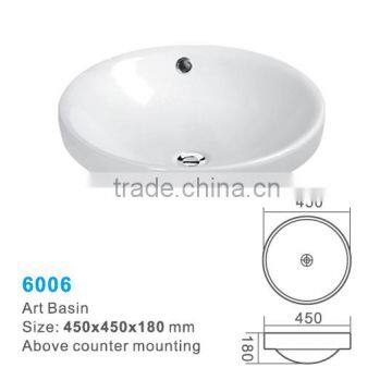 Hot Sell Bathroom Ceramics Sink,sanitary Ware Art Basin photo-5