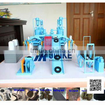Waste Tire Shredder Line