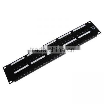 19 Inches UTP cat3 RJ11 25 50port patch panel