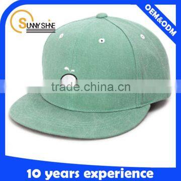 Custom 6 panel Flat Embroidery Children Baseball Cap