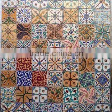 Hand painted tile
