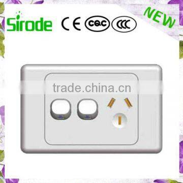 Australian Standard SAA Double Wall GPO Power Point Switch With Socket