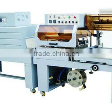 Shrink wrapping machine for many industry as stationery, food, cosmetic, pharmaceutical,metal,etc