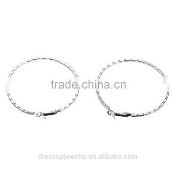 Fashion & Cheap Jewelry South Africa style silver plating high quality large hoop earring