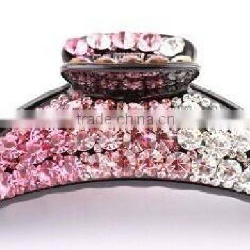 Resin Claw Clip, Shiny Drilling Medium Luxury Crystal Hair Claw Clip photo-2