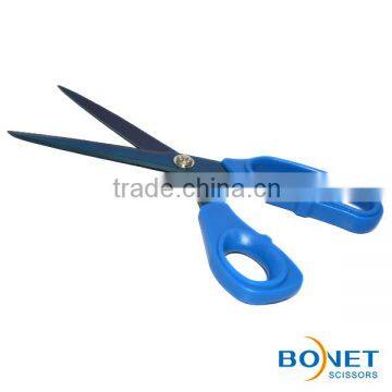 S14005/S14006/S14019 LFGB Qualified Titanium Coating Tailor Cutting Scissors With Plastic Handle photo-6