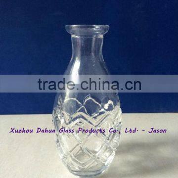 Pineapple shaped glass vase