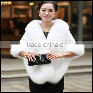 Fashion Faux Mink Fur Winter Ladies Fake Fur Shawl