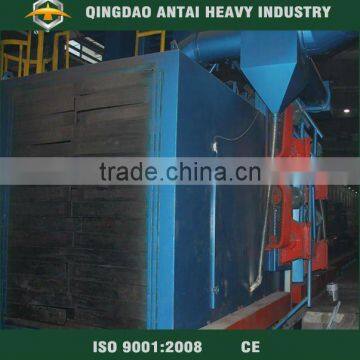 Steel structure shot blasting machine