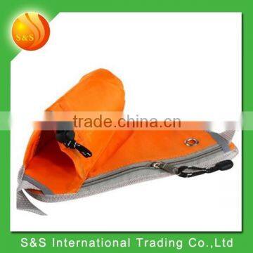 Outdoor Multifunctional Tri-angle Design Waist Fanny Pack With Water Bottle Holder photo-2