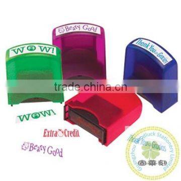 Teacher monogram rubber seals/Funny design teacher seals