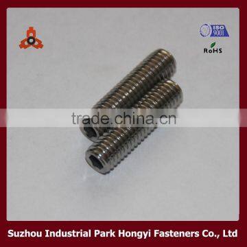 stainless steel hexagon head socket brass aluminum set screw for door handle