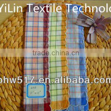 466 Plain weave Cotton Ladies handkerchiefs custom export