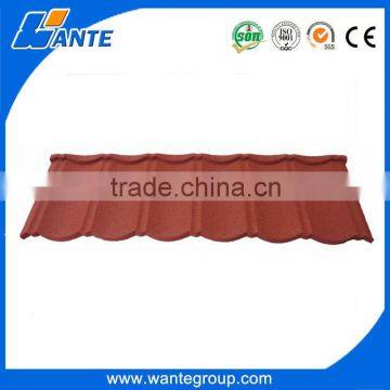 Long durable roof sheet tile/stone coated roof tile with different colors