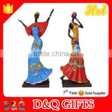 Pretty and charming african lady statue