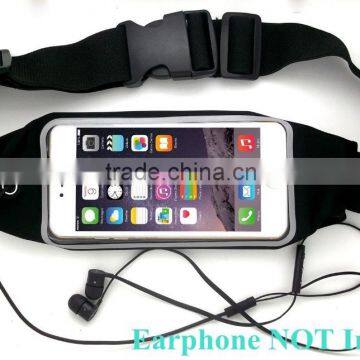 Fashion Universal Running Waist Belt for IPhone 6/6S,6/6S Plus,Galaxy S5,S6,Note 4/5 w/ OtterBox/LifeProof Cases (Black) photo-6