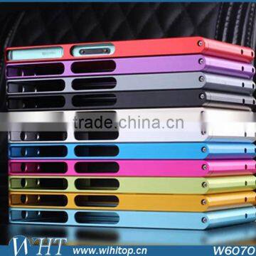 Fashional Alumimum Mental Bumper Case For Sony Xperia Z3 Mini Compact +Screen Protector For Z3 Compact photo-2