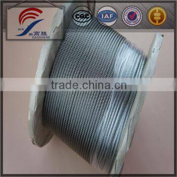 Stock ungalvanized and galvanized steel wire rope