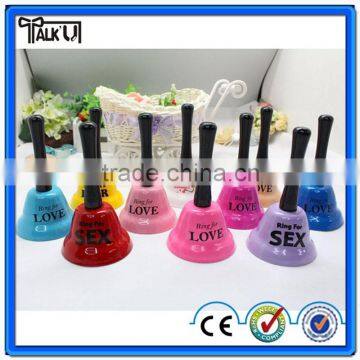 Novelty metal cow bell/metal round bells/ring bell for sex