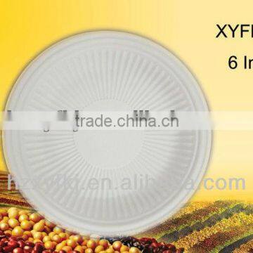 disposable plastic fruite plate 6 inch