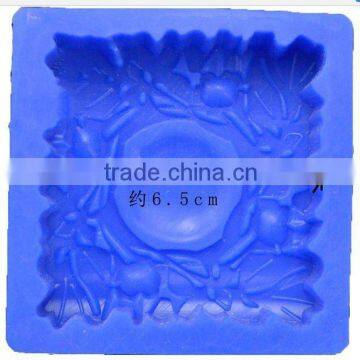 one cup square shape handmade silicone soap mold