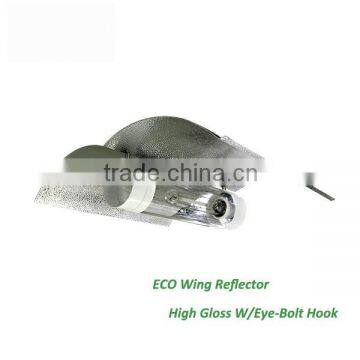 Double Ended Lamp Reflector Hydroponic Adujustable Wing Ceiling Light Reflector