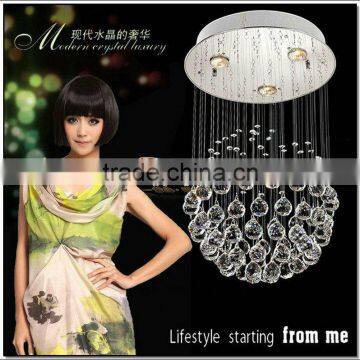 Ball Shape Modern Crystal Ceiling Lamp Fixture Global Crystal Light for Stairs, meeting room 100% Guarantee