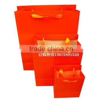 Promotion flat bottom kraft paper bag for wholesales