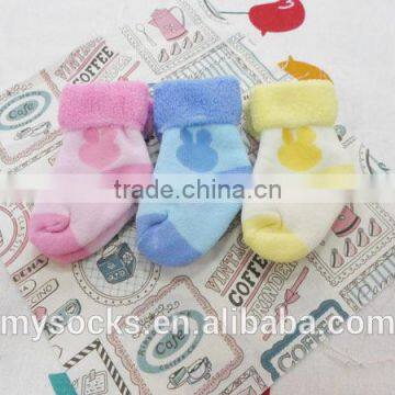 Hot New Products for 2015 Cartoon New Born Baby Cute Terry Socks photo-1
