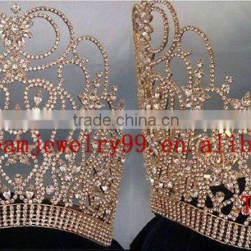 fashion tall pageant crown wholesale