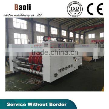 Carton Chain feeding printing slotting die cutting machine/Making machine price of carton box