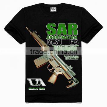 OEM 3d Printing Factory High quality Gun shirt, factory outlet shirts, yiwu shirt factory