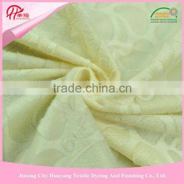 Best price polyester garment fabric plain wholesale minky fabric