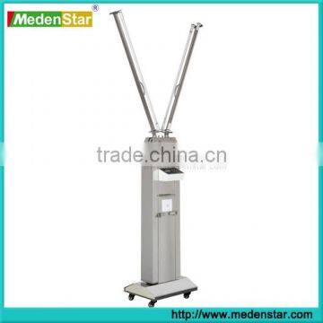 Four-Tube air Stainless Steel UV Lamp Trolley with infrared Sensing