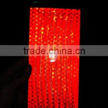 Blue Fluorescent Cycling Bicycle Bike Wheel Rim Decal Reflective Stickers photo-3