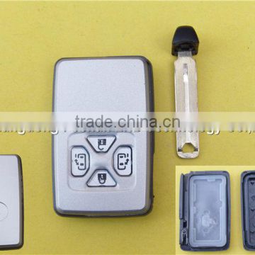 Excellent Quality flip key smart for Toyota 4 button smart key remote cover shell blank case