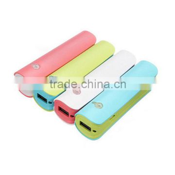 new real capacity power bank charger 2200mAh rohs power bank 2600mah external battery