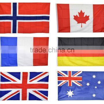 High Quality Printed Polyester Flags - National Countries - 100D-3X5