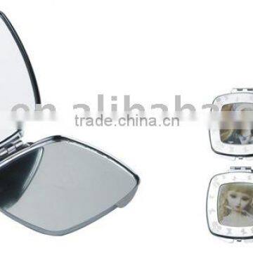 two side metal compact Mirrors in square shape