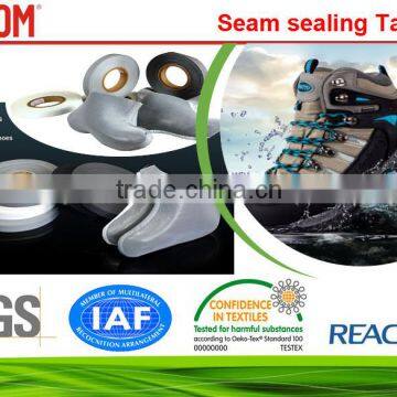 Waterproof seam sealing tape for hiking shoes