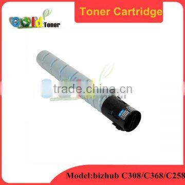 New model bizhub C258 C308 C368 toner cartridge for Konica Minolta